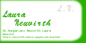 laura neuvirth business card